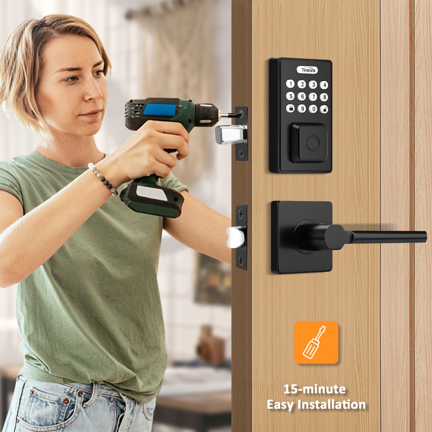 DIY-friendly installation with included hardware