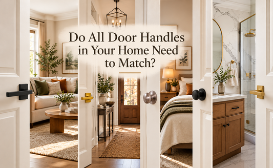 Do All Door Handles in Your Home Need to Match?