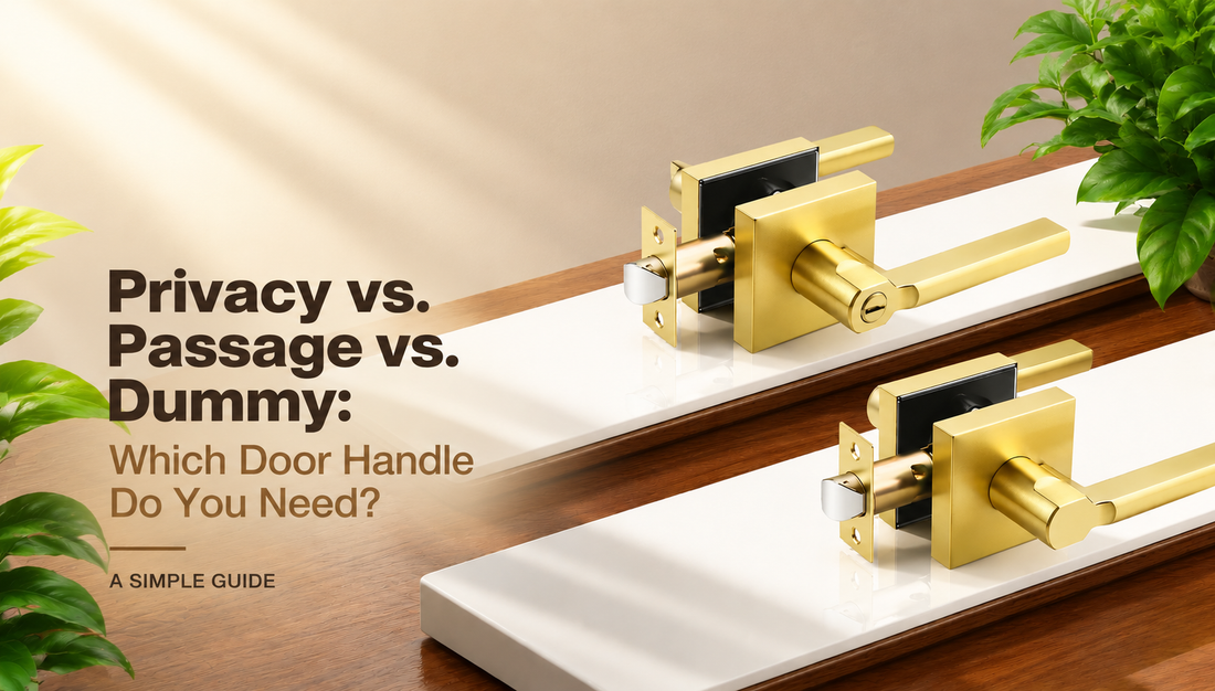 Privacy vs. Passage vs. Dummy: Which Door Handle Do You Need?