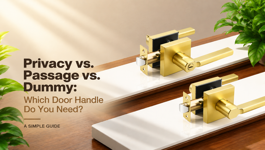 Privacy vs. Passage vs. Dummy: Which Door Handle Do You Need?