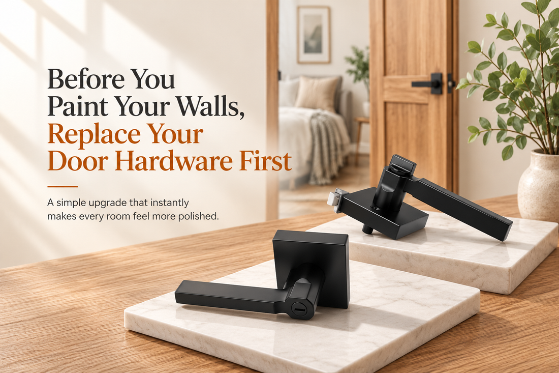 Before You Paint Your Walls, Replace Your Door Hardware First