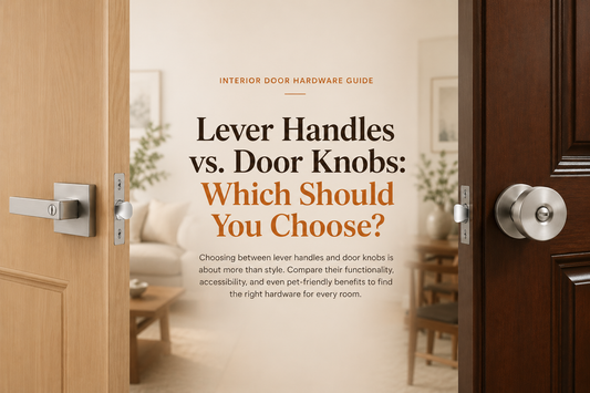 Lever Handles vs. Door Knobs: Which Should You Choose?
