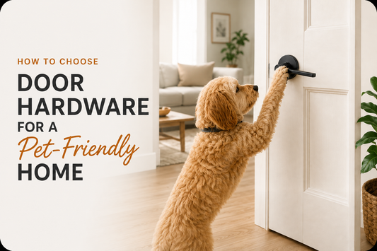 door hardware for a pet-friendly home