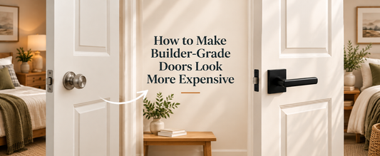 How to Make Builder-Grade Doors Look More Expensive