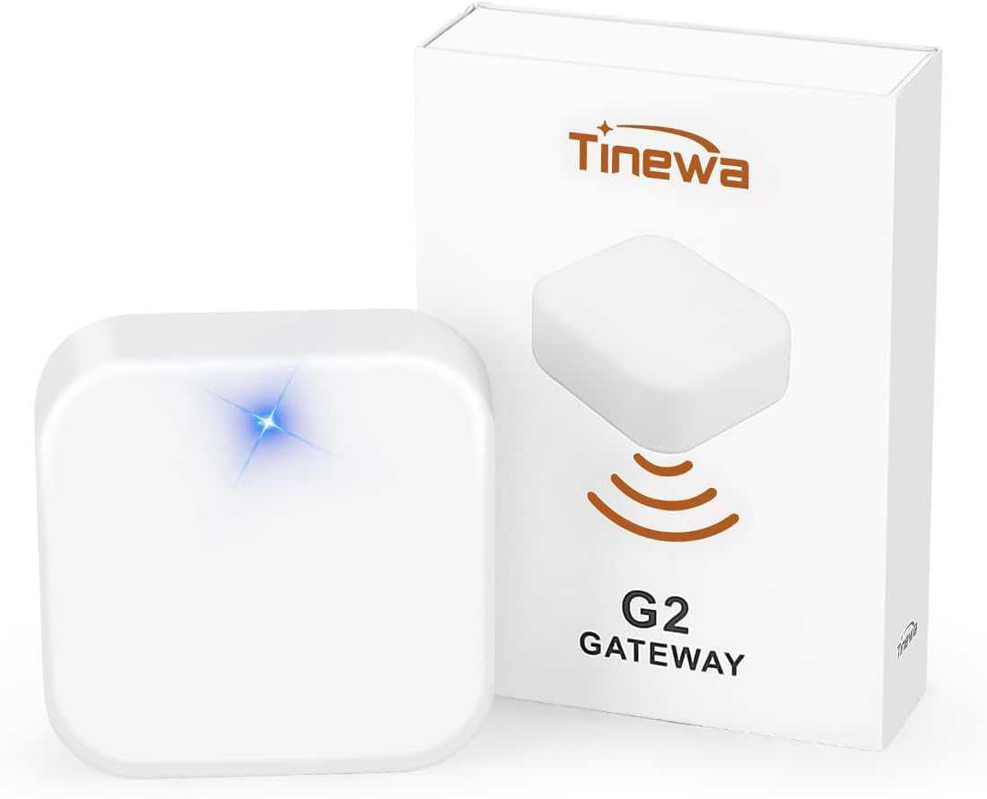 Tinewa G2 Gateway, Smart Lock WiFi Gateway, Paired with Smart Door Lock to Realize APP Remote Control, Compatible with Tinewa Lock APP and TT Lock APP - Tinewa