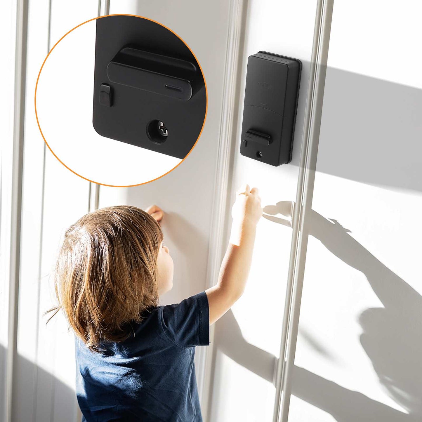 Easy-to-use smart lock with fingerprint access—safe and convenient for kids