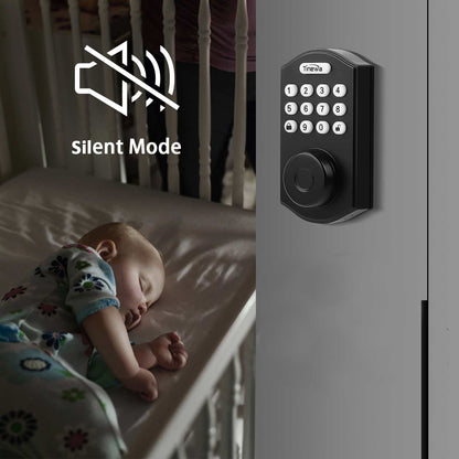 Enable silent mode for quiet locking and unlocking—perfect for night use