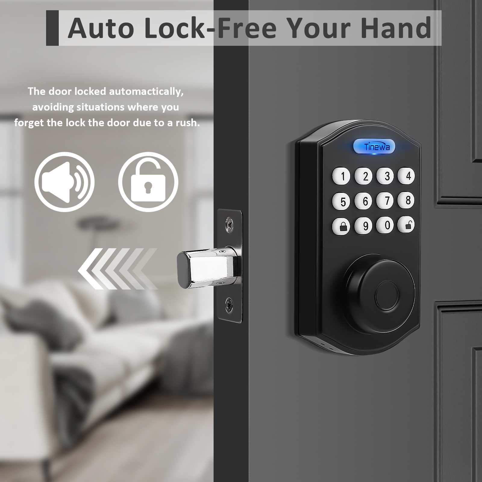 Automatic locking mechanism enhances home security