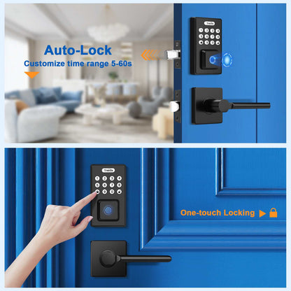 Smart keypad deadbolt with auto-lock function for added home security