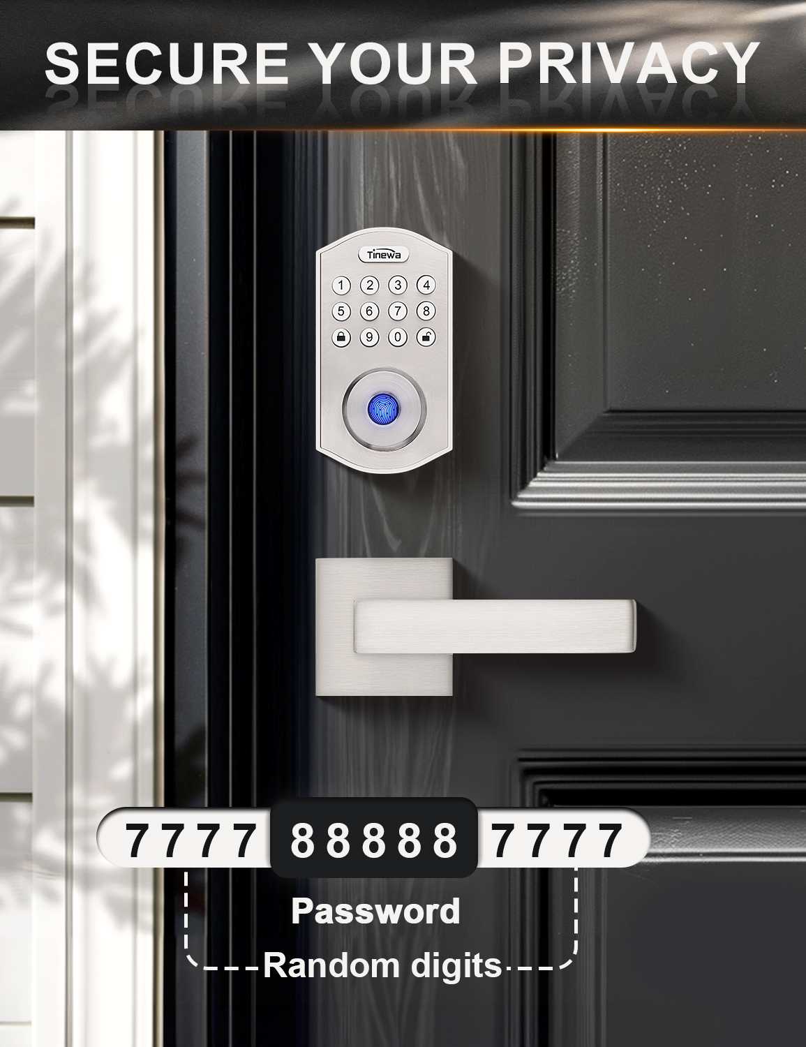 Perfect smart lock system for front doors, home rentals, and short-term stays